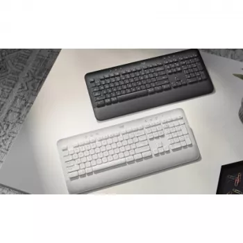 Logitech Signature K650 - Klaviatuur - Juhtmevaba - Bluetooth 5,1 - QWERTY - Hispaania - Grafiit (920-010917)