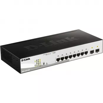 D-Link DGS-1210-10P Hallatav L2 Gigabit Ethernet (10/100/1000) Power over Ethernet (PoE) 1U Must