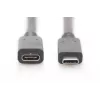 USB USB-C pikenduskaabel Digitus AK-300210-015-S
