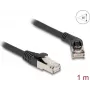 Võrgukaabel DeLOCK RJ45 Cat.6A 1m Must