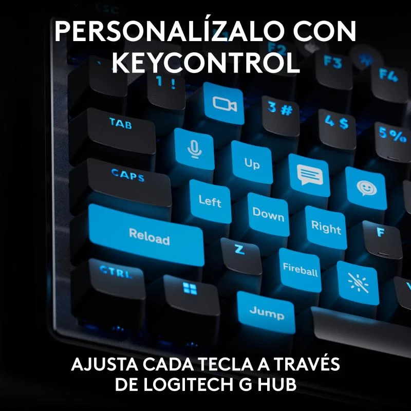 Logitech G PRO X TKL RAPID klaviatuur mänguritele USB QWERTY must