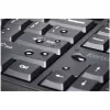 Kensington ProFit Ergo juhtmevaba klaviatuur FR, täissuuruses (100%), juhtmega ja juhtmevaba, RF-juhtmevaba + USB, AZERTY, must