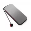 Lenovo Go USB-C sülearvuti akupank (20 000 mAh), liitium-ioon, must hall, USB A- ja C-tüüpi