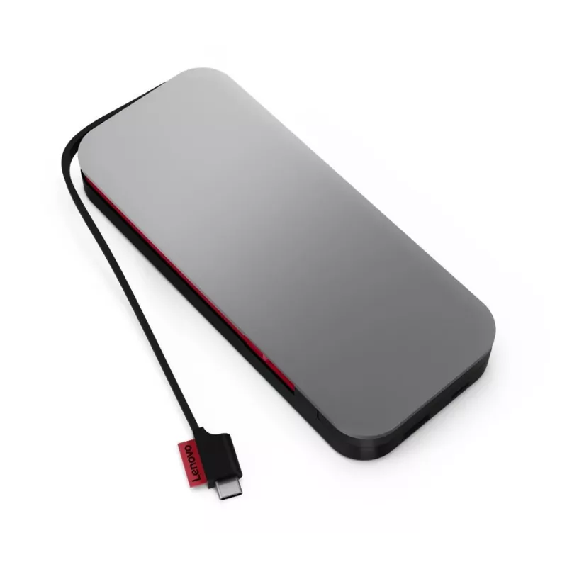 Lenovo Go USB-C sülearvuti akupank (20 000 mAh), liitium-ioon, must hall, USB A- ja C-tüüpi
