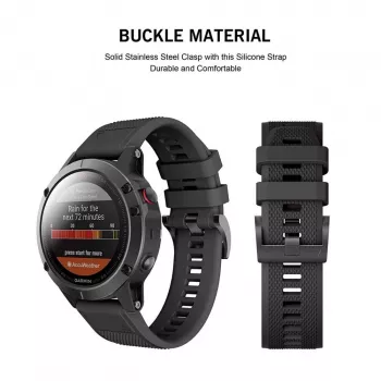Kellarihm Tech-Protect Garmin Fenix seeriale — ühildub mudelitega Fenix 3, 5X, 3HR, 5X Plus, 6X, 6X Pro, 7X — Must
