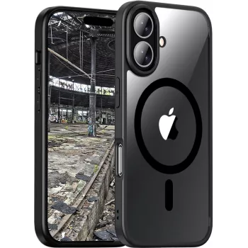 JT Berlin BackCase Pankow Hybrid MagSafe | Apple iPhone 16 | must/läbipaistev | (11098)