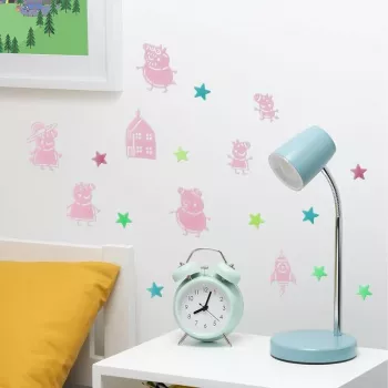 Seinakleit Hasbro Peppa Pig PP13870PP pimedas helendavad tähed