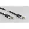 Goobay CAT 8.1 ühenduskaabel, S/FTP (PiMF), must, 2 m - LSZH halogeenivaba, vask AWG 24 (66722)