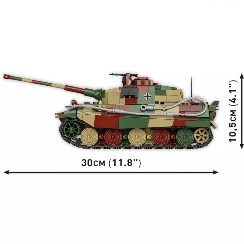 Ehituskomplekt COBI Panzer VI Ausf. B Königstiger 802 tk