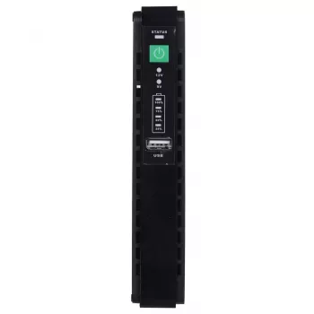 Toiteadapter/inverter MPL Power RouterUPS-30-PoE 30 W sisetingimustesse, 100–240 V, must, 160×105×28 mm