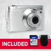 Agfa Photo DC8200 hõbedane + ümbris + SD-kaart 16 GB