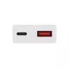 Seinalaadija Akyga AK-CH-27 30W USB-C USB-A PD GaN 5-20V / 1.5-3A valge