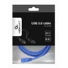 Gembird - USB kaabel - USB Typee A (M) zu USB Typee B (M) - USB 3.0 - 1.8 M - moulded - Sinine