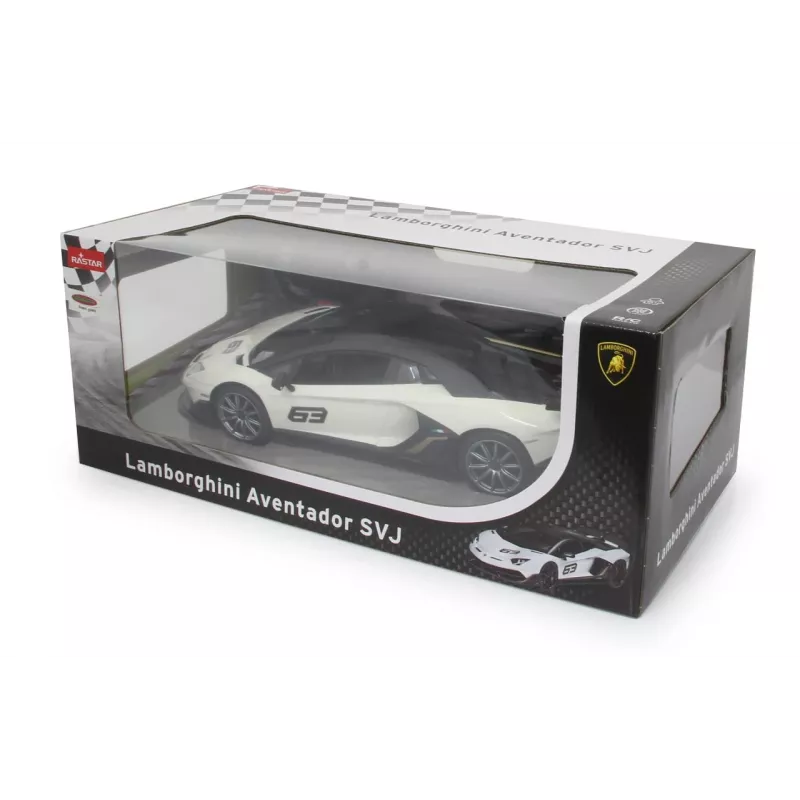 Jamara Lamborghini Aventador SVJ Performance 1:14 Valge 2,4 GHz A - sportauto - Elektriajam - 1:16 - Ready-to-Run (RTR) - Valge - poisid (405172)