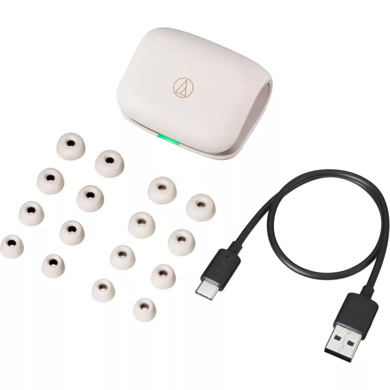 AUDIO-TECHNICA JUHTMETA KÕRVAKLAPID ATH-TWX7 VALGE