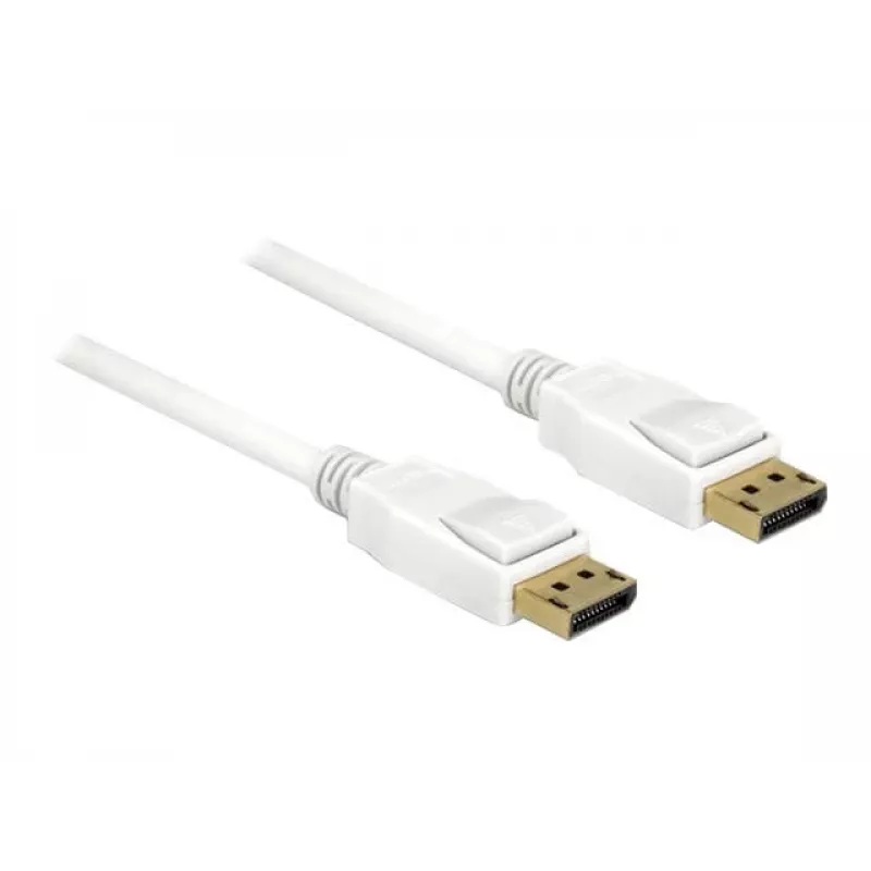 DisplayPort kaabel DeLOCK 85509 1,5 m Valge