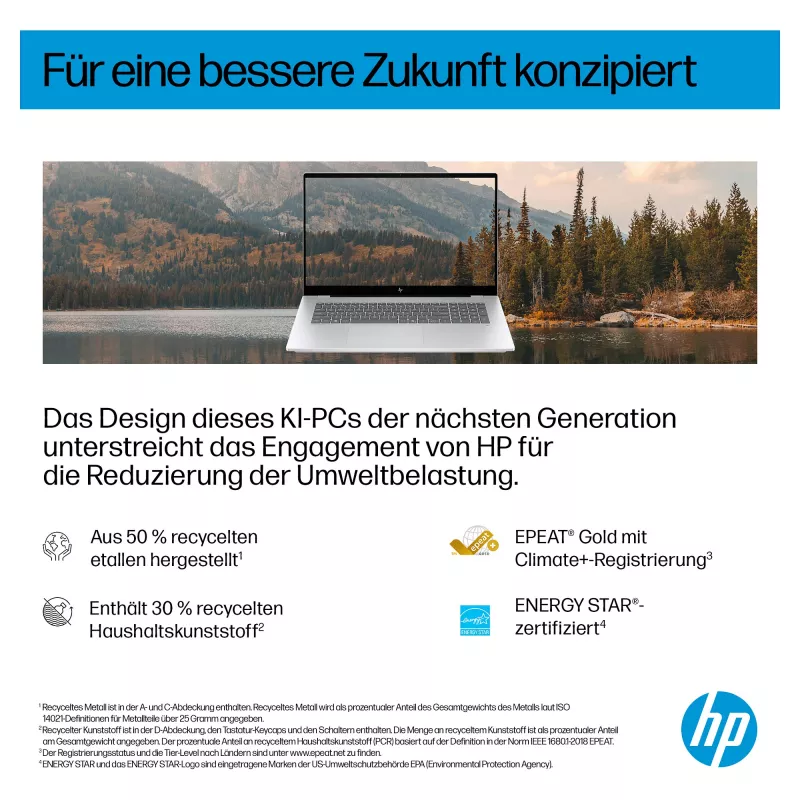 HP OmniBook 7 17-dc0076ng sülearvuti 43,9 cm (17,3) 1920x1080 - Intel Core Ultra 7 258V - 1TB SSD - HDMI/Thunderbolt - Windows 11 Pro - Hõbedane (CV1J8EA#ABD)