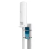 Välistingimustes kasutatav mitmesuunaline 4G LTE antenn QOLTEC 57044, 5 dBi, 600–2700 MHz, 50 W, 50 Ω, valge vasest korpus