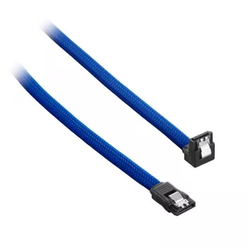 CableMod ModMesh - SATA-kaabel - Serial ATA 150/300/600 - SATA (W) täisnurkne - SATA (W) - 60 cm - sinine (CM-CAB-RSAT-N60KB-R)