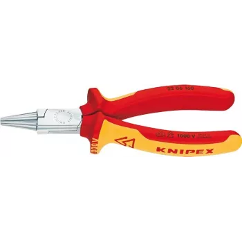 Knipex 22 06 160 - Pikad otsad - Kroom-vanaadiumteras - Plast - Punane/oranž (2206160)