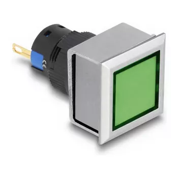 Tööstuslik LED-masintuli DELOCK 22056 — 1 lamp, IP40/IP65, AC 250V, 5A, 25×42×25 mm
