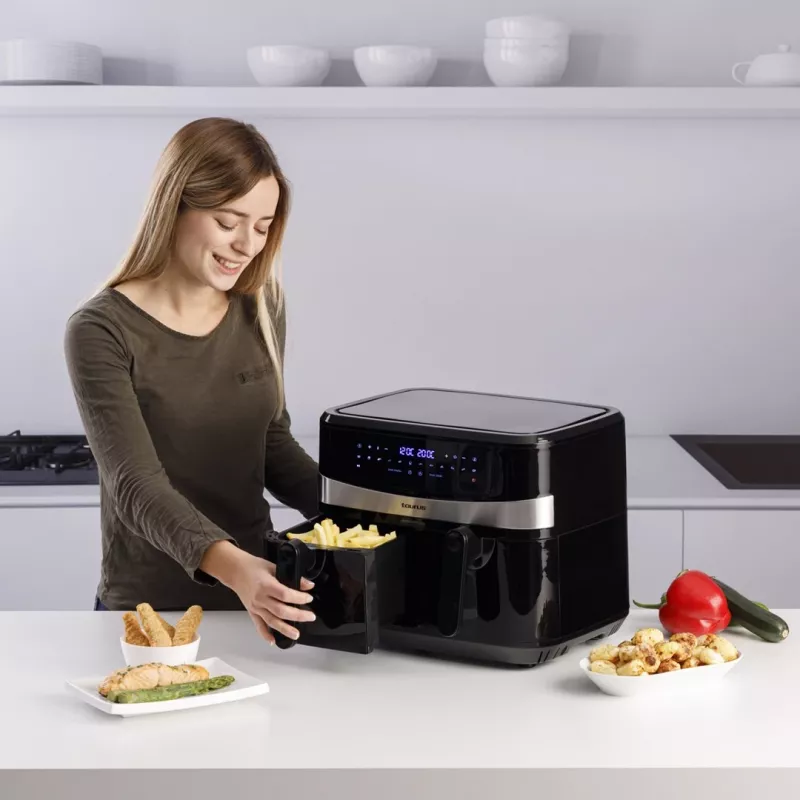 Taurus Air Fry Digital Duo Double 9 L 2200 W kuumaõhufritüür Must