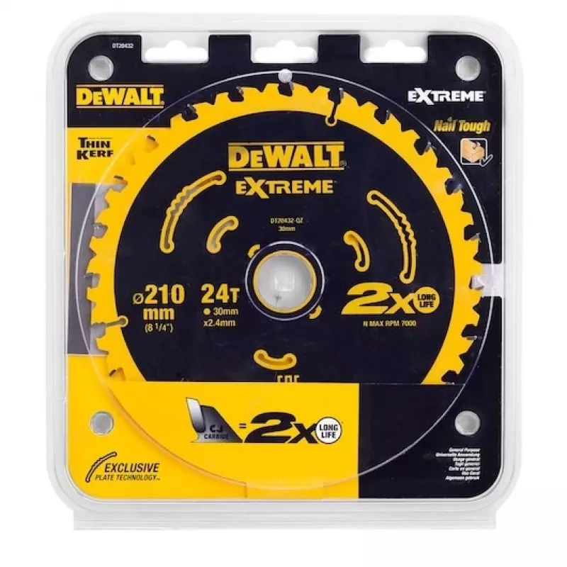 Ketassaag DeWALT DT20432-QZ 21 cm volframkarbiidhammastega