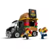LEGO City Burgeri Veoauto Mänguauto 5+ Aastastele Poistele ja Tüdrukutele, Sõiduki Ehituskomplekt Köögimänguasjaga Müüja Minifiguuri ja Tarvikutega