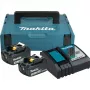 18V MAKPAC 2*3.0AH BL1830B+DC18RC TOITEKOMPLEKT