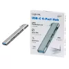 LogiLink USB 3.2 Gen1 jaotur 4-pordiline USB-C 1x USB3.0 AF 3x USB2.0 AF UA0437