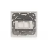 Digitus | Seinaplaat Keystone moodulitele, Saksa tüüp, keskplaat 50x50 mm, raam 80x80 mm | DN-93801-1