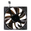 Arvutikorpuse ventilaator NoiseBlocker MustSilentPro PLPS 120 mm, 1500 RPM, 100 m³/h, 4,5 V, must