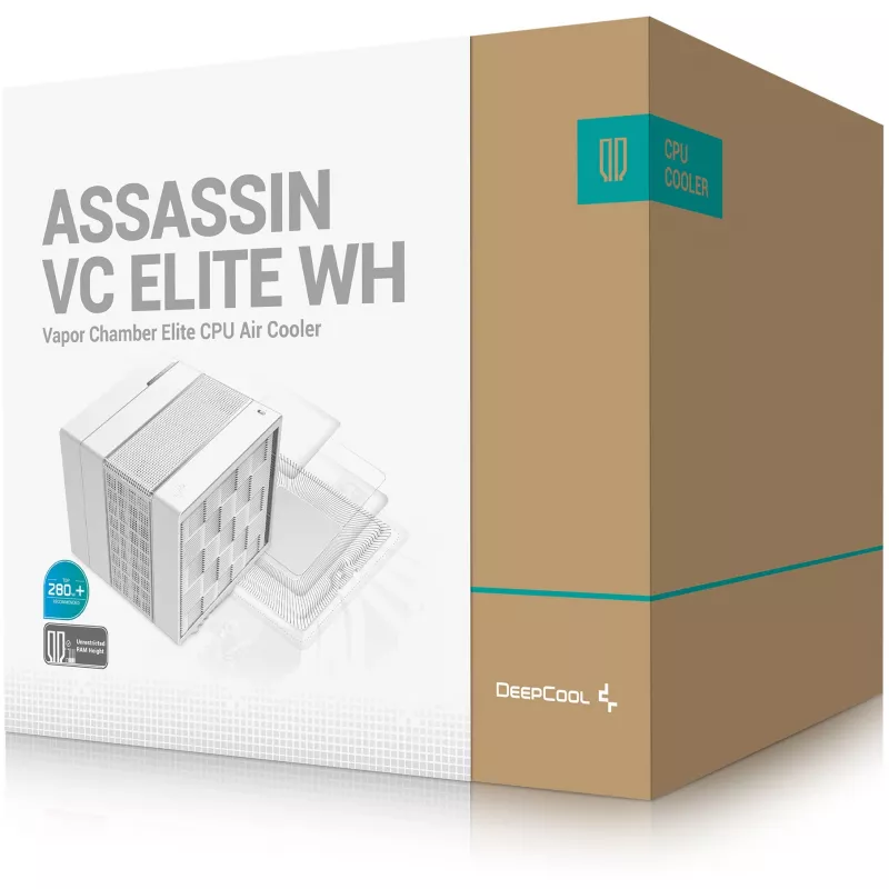 DeepCool Assassin VC Elite WH protsessori õhkjahuti 120/140 mm Valge 1 tk