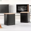 Salter BW12898EU7 hoiustamiskomplekt, 3-osaline, must, õhukindlad köögikonteinerid