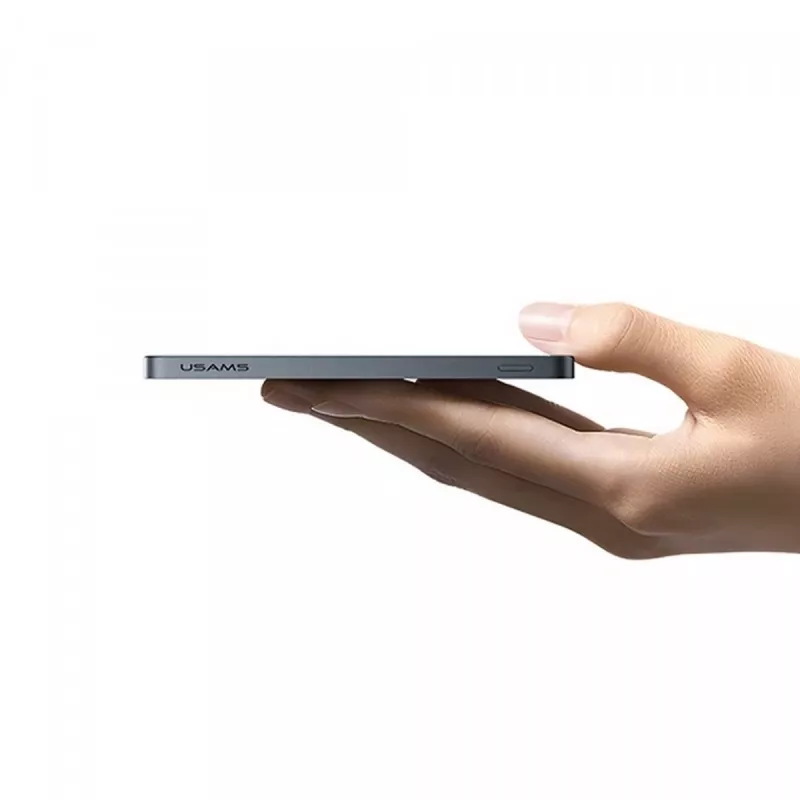 PowerBank 5000mAh 20W Induction MagSafe titaan