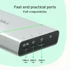 Kaasaskantav aku roheline Cell BPLGC20P 20800 mAh liitiumioon, USB-C PD 65W, 2x USB-C + 1x USB-A, alumiiniumkorpus