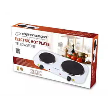 Esperanza EKH014W elektripliit 2 tsooni, valge