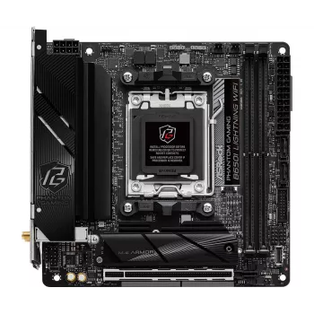 Mini-ITX emaplaat ASRock B650I Lightning WiFi — AMD B650, Socket AM5, DDR5, 2 DIMM (max 96 GB), Wi‑Fi 6E, 2.5Gb LAN