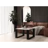 MODERN MINI table 67x67x40 cm Valge/Must