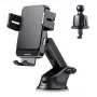 Auto armatuurlaua kinnitus Joyroom JR-ZS219 15 W juhtmevaba laadijaga, must