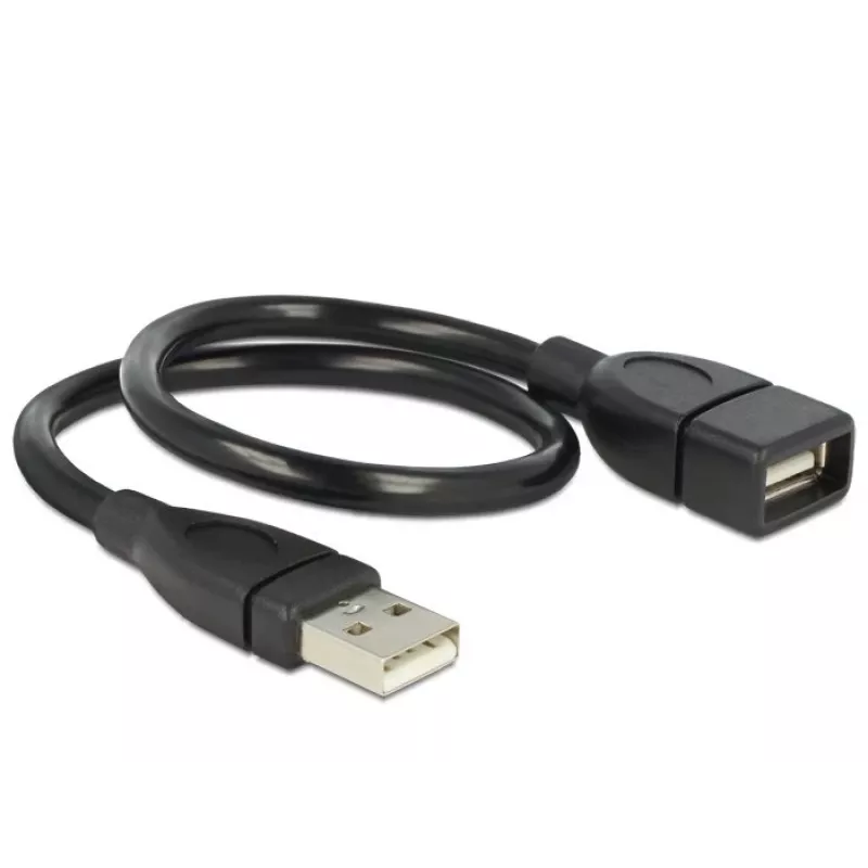 USB-kaabel DeLOCK 35cm USB 2.0 83498 Must