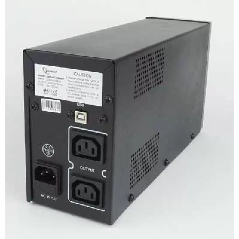 Gembird UPS-PC-850AP katkematu toiteallikas (UPS) Line-Interactive 0.85 kVA 520 W 4 AC-pistikupesa