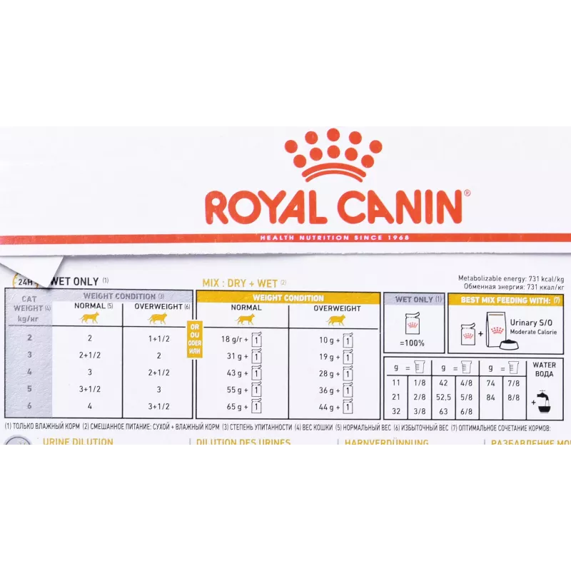 ROYAL CANIN Urinary S/O Moderate Calorie - märg kassitoit - 12 x 85g