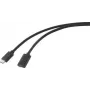 Renkforce USB-kaabel USB 3.2 Gen2x2 USB-C™ pistik, USB-C™ pesa 2,00 m must PVC-kate (RF-4755222)
