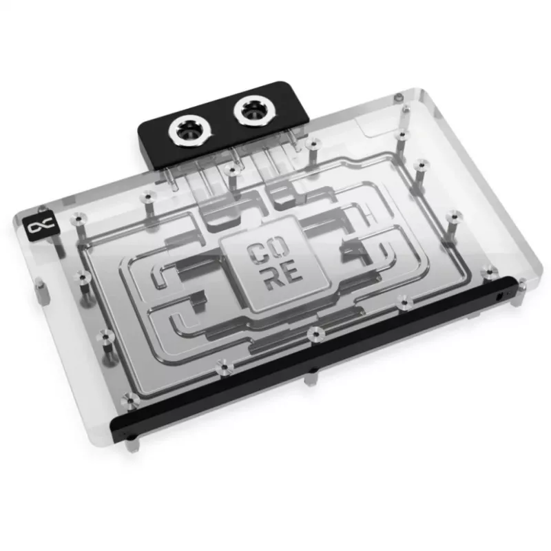 Taustplaat Alphacool 10259 alumiinium kroom vask must 153,3 mm