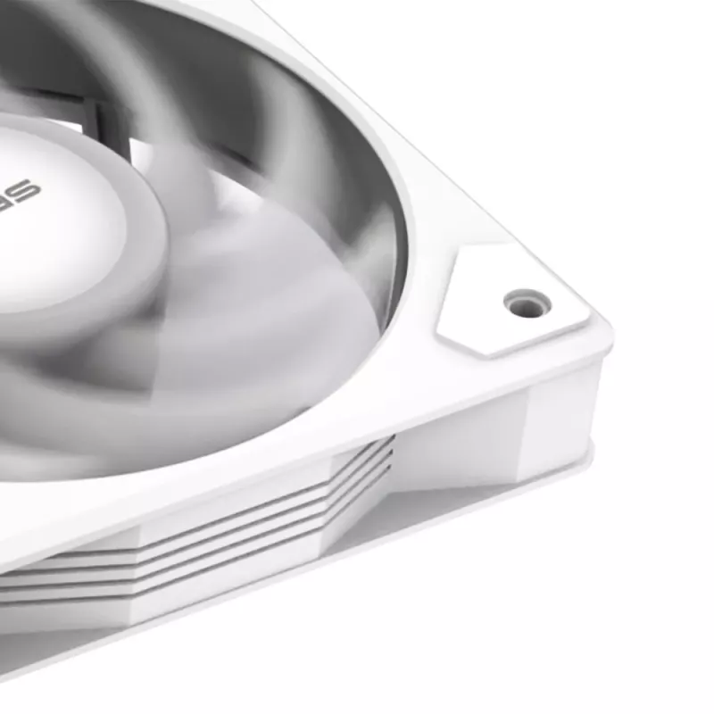 Akasa VEGAS A24 12 cm valge kuullaagriga ventilaator