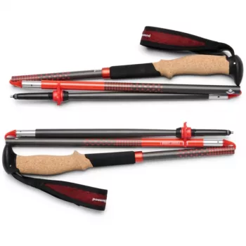 Trekking Poles Pursuit Carbon Z, Fitness Device Anthracite/orange, 1 paar, 110 cm