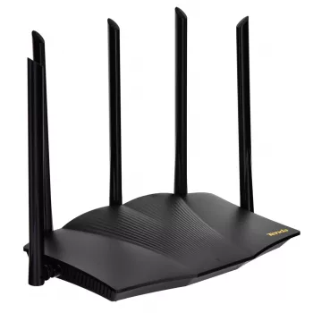 Tenda TX12 PRO juhtmevaba ruuter Fast Ethernet Kaheriba (2,4 GHz / 5 GHz) Must