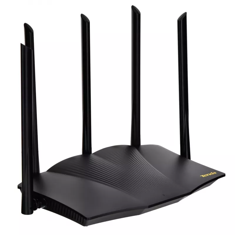 Tenda TX12 PRO juhtmevaba ruuter Fast Ethernet Kaheriba (2,4 GHz / 5 GHz) Must