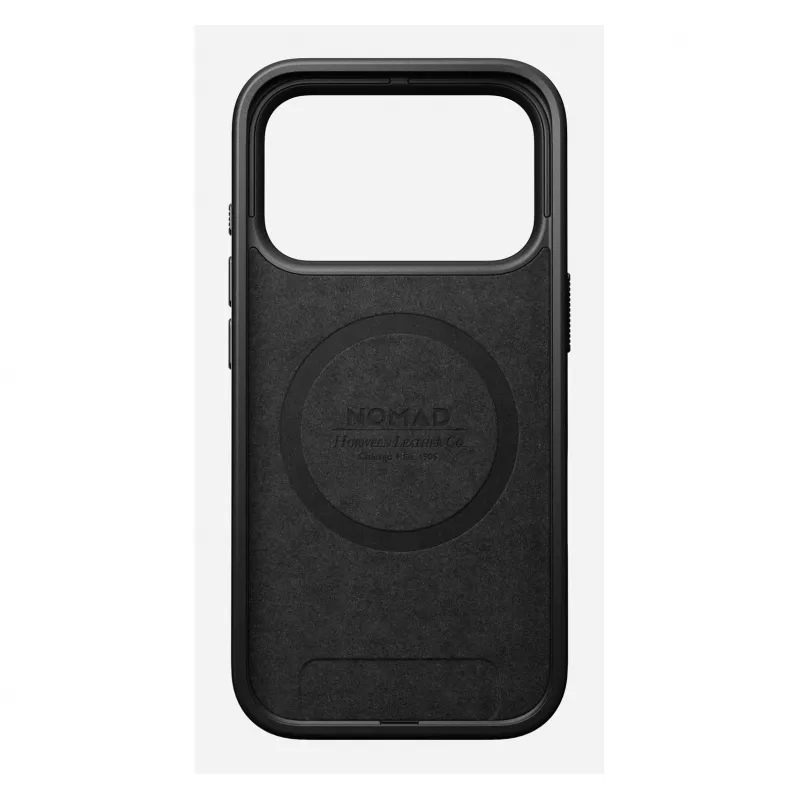 Mobiiltelefoni ümbris Nomad Modern Leather ümbris iPhone 17 Pro'le, nahk + TPU + PC, sobib 16 cm (6.3 tolli) ekraanile, Bordeaux